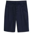 Boys 8-20 Husky French Toast School Uniform Pleated Shorts, Boy's, Size: 16 Husky, Blue (navy)