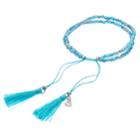 Lc Lauren Conrad Birth Month Tasseled Slipknot Bracelet, Women's, Turq/aqua