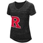 Women's Campus Heritage Rutgers Scarlet Knights Pocket Tee, Size: Medium, Grey (charcoal)