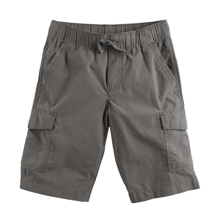 Boys 8-20 Urban Pipeline Pull-on Cargo Shorts, Size: S(8), Dark Grey