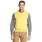 Men's Izod Premium Essentials Classic-fit Wool-blend Sweater Vest, Size: Medium, Med Yellow