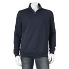 Big & Tall Croft & Barrow&reg; Classic-fit Fleece Quarter-zip Pullover, Men's, Size: 3xl Tall, Blue