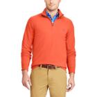 Big & Tall Chaps Regular-fit Quarter-zip Stretch Pullover, Men's, Size: 3xb, Orange