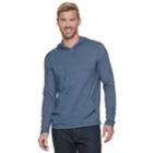 Men's Sonoma Goods For Life&trade; Modern-fit Supersoft Hoodie Tee, Size: Small, Dark Blue