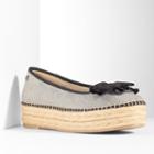Simply Vera Vera Wang Women's Platform Espadrille Shoes, Size: 9, Grey