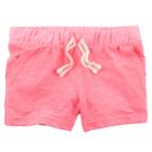Girls 4-8 Carter's Knit Pull-on Shorts, Size: 4-5, Pink