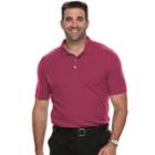 Big & Tall Croft & Barrow&reg; Classic-fit Easy-care Interlock Pocket Polo, Men's, Size: 3xb, Dark Pink