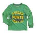 Boys 4-7x Adidas Go-to Points Don't Lie Football Tee, Boy's, Size: 4, Brt Green