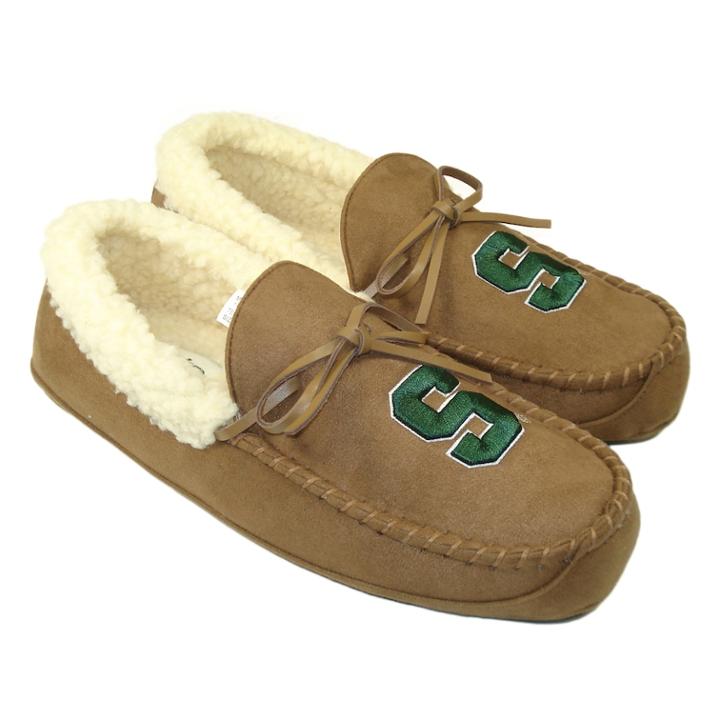 Men's Michigan State Spartans Juno Moccasin, Size: Xl, Dark Beige