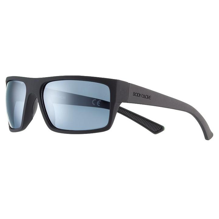 Men's Body Glove Polarized Square Sunglasses, Black