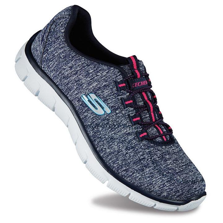 Skechers Relaxed Fit Empire Heart To Heart Women's Walking Shoes, Size: 6.5, Blue (navy)