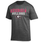 Men's Champion Georgia Bulldogs Soft Hand Tee, Size: Large, Gray