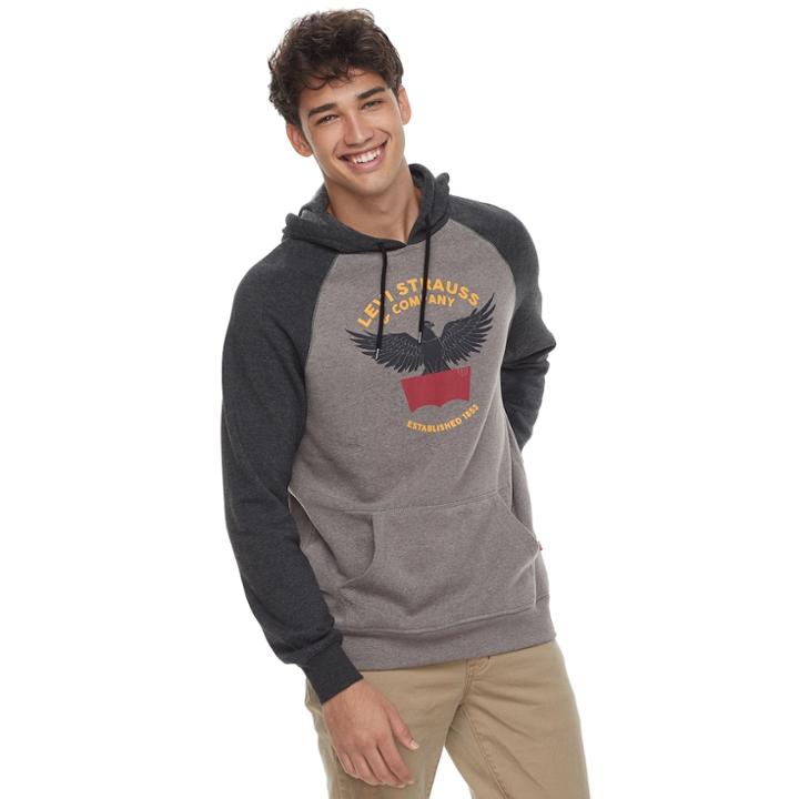 Men's Levi's&reg; Trolly Hoodie, Size: Xl, Dark Grey