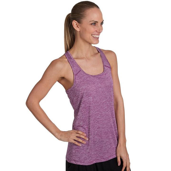 Women's Jockey Sport Aerial Strappy Jersey Tank, Size: Small, Light Red