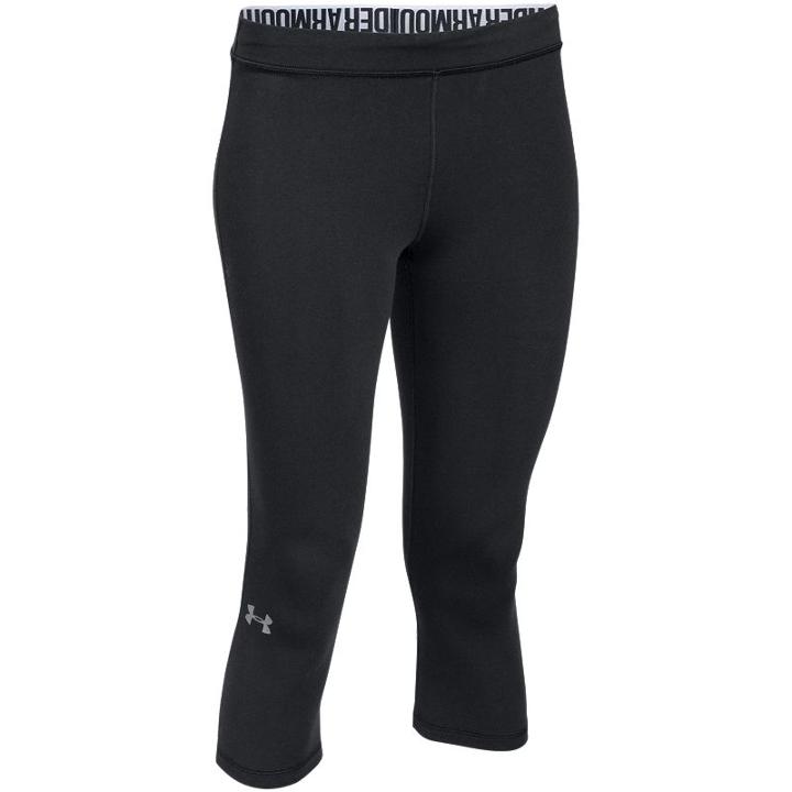 Women's Under Armour Favorite Capris, Size: Xl, Black