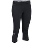 Women's Under Armour Favorite Capris, Size: Xl, Black