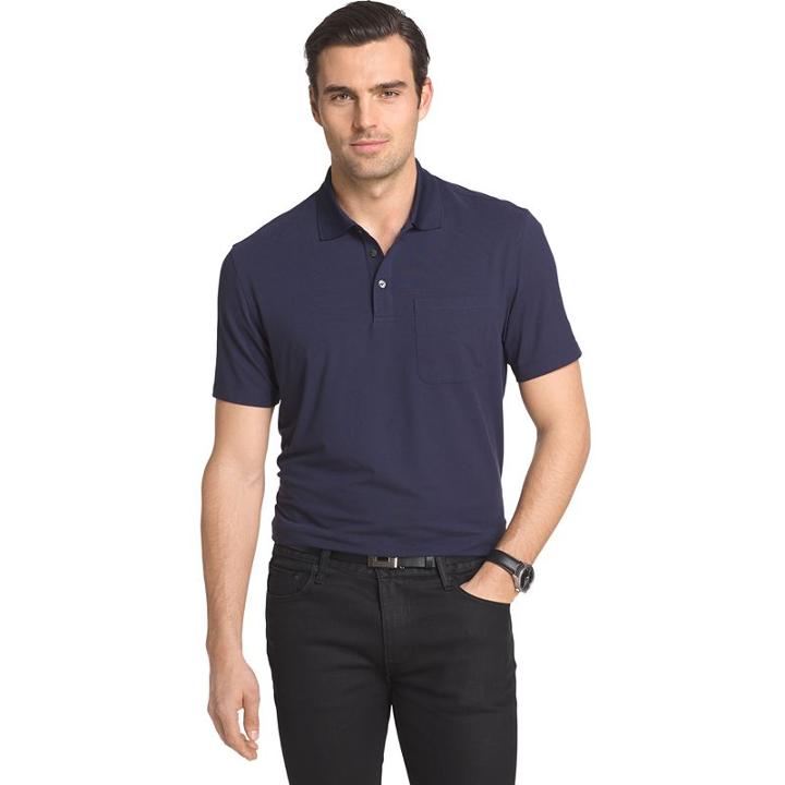 Men's Van Heusen Flex Classic-fit Polo, Size: Xxl, Purple Oth