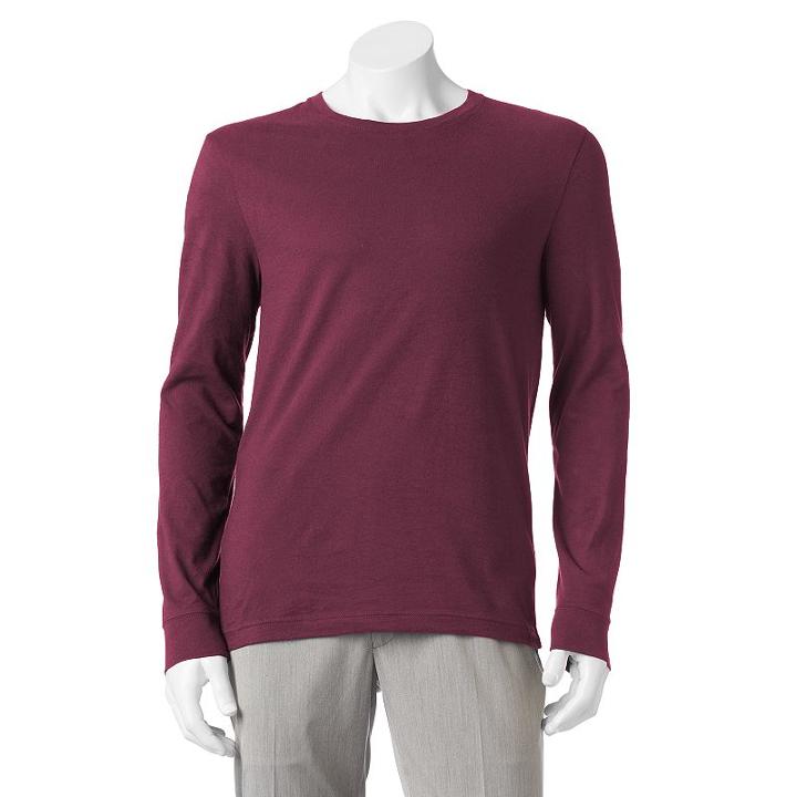 Big & Tall Sonoma Goods For Life&trade; Modern-fit Weekend Crewneck Tee, Men's, Size: 2xb, Red