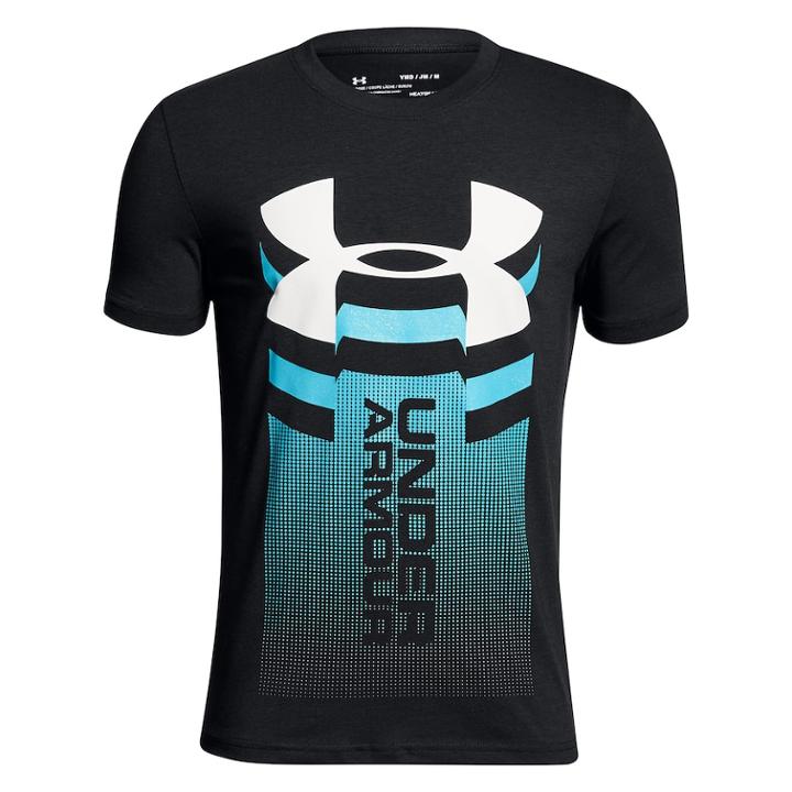 Boys 8-20 Under Armour Vertical Logo Tee, Size: Xl, Black