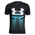 Boys 8-20 Under Armour Vertical Logo Tee, Size: Xl, Black