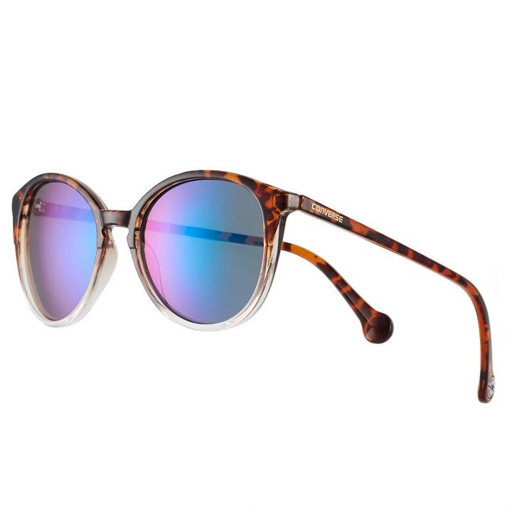 Converse H059 55mm Chuck Taylor Cat-eye Women's Sunglasses, Brown