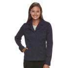 Women's Croft & Barrow&reg; Utility Blazer Jacket, Size: Large, Blue