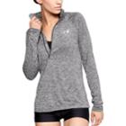 Women's Under Armour Tech Twist 1/2-zip Top, Size: Medium, Grey (charcoal)