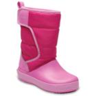 Crocs Lodgepoint Kid's Winter Boots, Size: 7 T, Brt Red