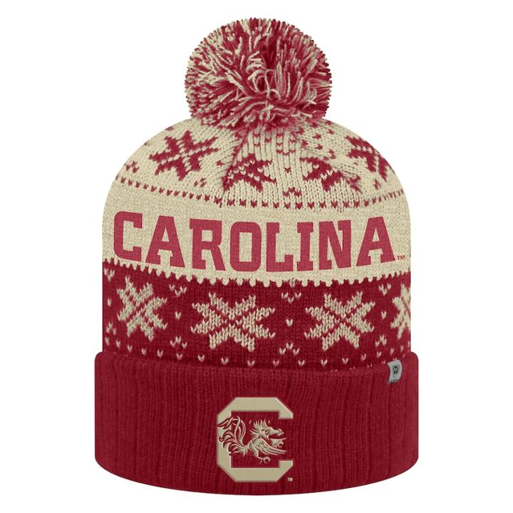 Adult Top Of The World South Carolina Gamecocks Subarctic Beanie, Adult Unisex, Dark Red