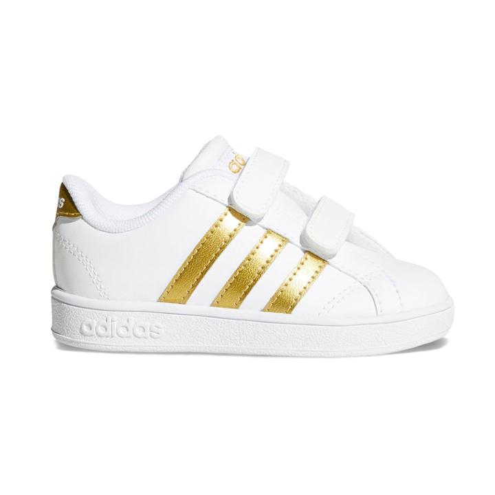 Adidas Neo Baseline Toddlers' Sneakers, Boy's, Size: 7 T, White
