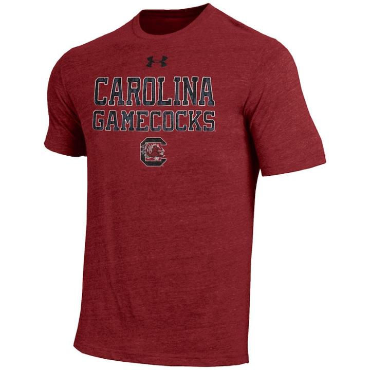 Men's Under Armour South Carolina Gamecocks Heathered Tee, Size: Xxl, Red