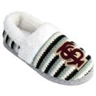 Women's Florida State Seminoles Striped Sweater Slipers, Size: Xl, White Oth