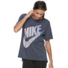Women's Nike Sportswear Large Logo Graphic Tee, Blue