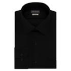 Men's Van Heusen Regular-fit Stretch Sateen Dress Shirt, Size: 15.5-34/35, Black