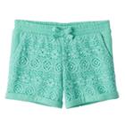 Girls 4-10 Jumping Beans&reg; Lace Front Shorts, Girl's, Size: 7, Brt Blue