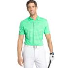 Men's Izod Legacy Classic-fit Striped Performance Golf Polo, Size: Large, Brt Green