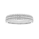 14k Gold 1/2 Carat T.w. Igl Certified Diamond Wedding Ring, Women's, Size: 5.50, White