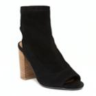 Rampage Tionna Women's Peep Toe Ankle Boots, Size: Medium (9.5), Black