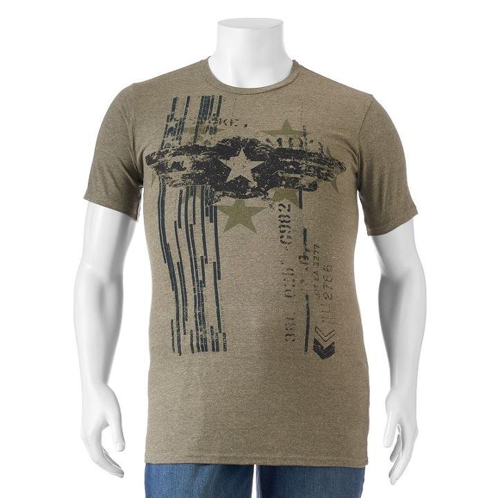 Big & Tall Apt. 9&reg; Military Tee, Men's, Size: 2xb, Blue (navy)