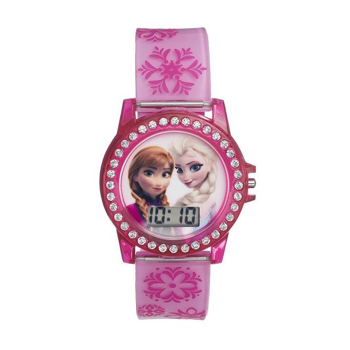 Disney's Frozen Elsa & Anna Kids' Digital Light-up Watch, Girl's, Size: Medium, Pink