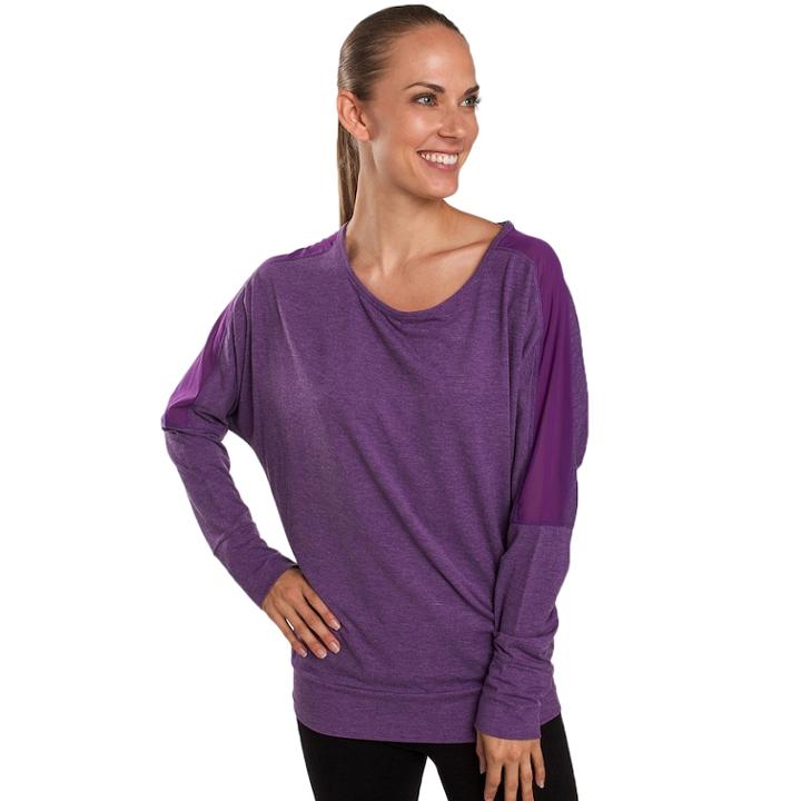 Women's Jockey Sport Philosophy Long Sleeve Top, Size: Medium, Purple Oth