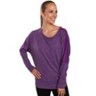 Women's Jockey Sport Philosophy Long Sleeve Top, Size: Medium, Purple Oth