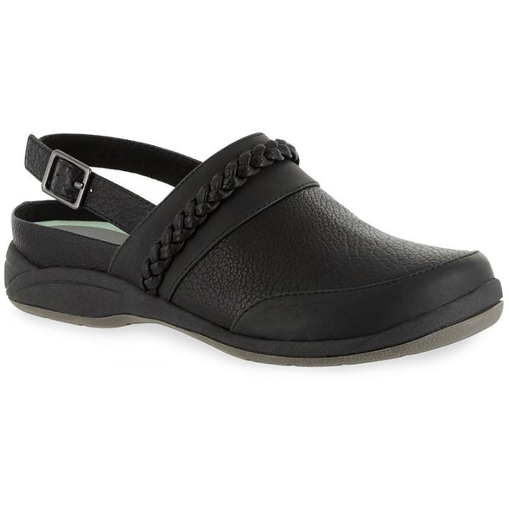 Easy Motion By Easy Street Nova Women's Comfort Clogs, Size: Medium (5), Black