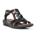 Naturalsoul By Naturalizer Barroll Women's Leather Sandals, Size: Medium (6.5), Black