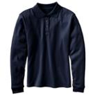 Chaps, Girls 4-6x Picot-trim School Uniform Polo, Girl's, Size: Xl, Blue