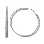 Simply Vera Vera Wang Textured Nickel Free Triple Hoop Earrings, Women's, Oxford