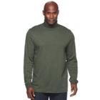 Big & Tall Croft & Barrow&reg; Easy-care Turtleneck, Men's, Size: L Tall, Dark Green