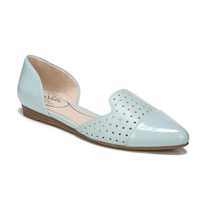 Lifestride Quiz Women's Flats, Size: 6 Wide, Blue
