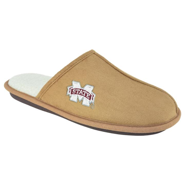 Men's Mississippi State Bulldogs Scuff Slipper Shoes, Size: Small, Brown