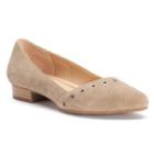 Sonoma Goods For Life&trade; Women's Suede Flats, Size: 6, Lt Beige